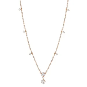 0.60ctw Diamond Drop Necklace