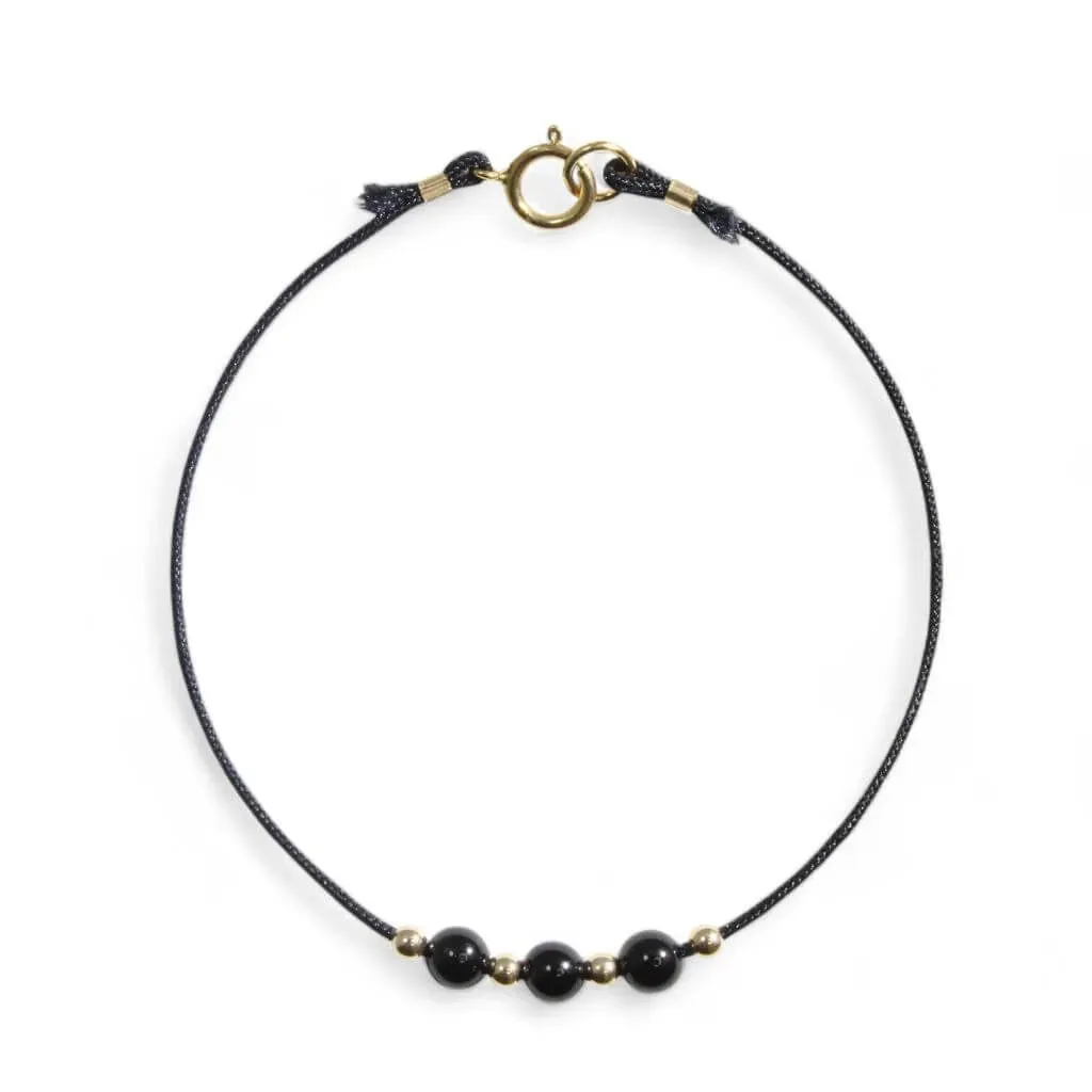 14K Gold & Tourmaline Energy Bracelet