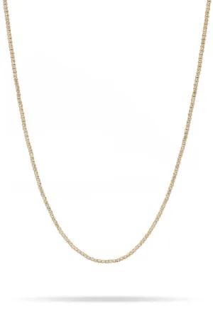 16" Beaded Necklace 14k