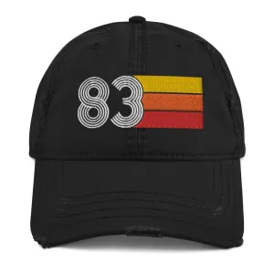 1983 Retro 83 Distressed Dad Hat