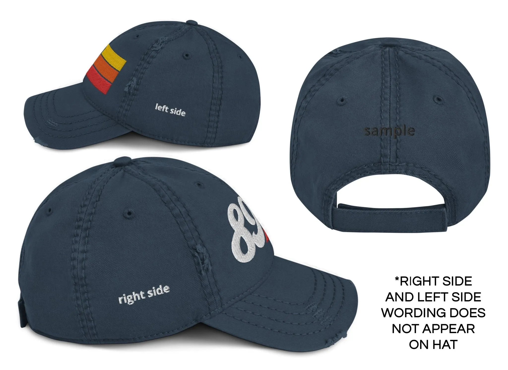 1983 Retro 83 Distressed Dad Hat