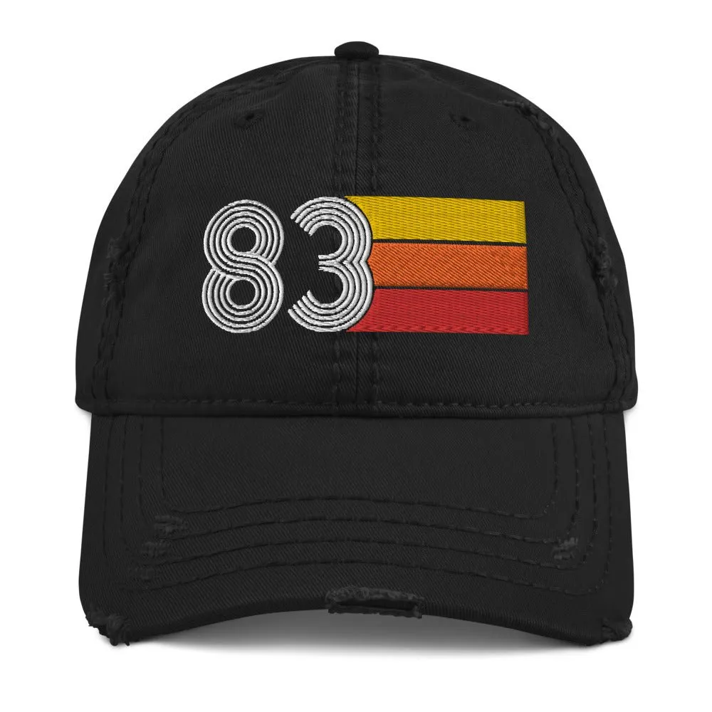 1983 Retro 83 Distressed Dad Hat