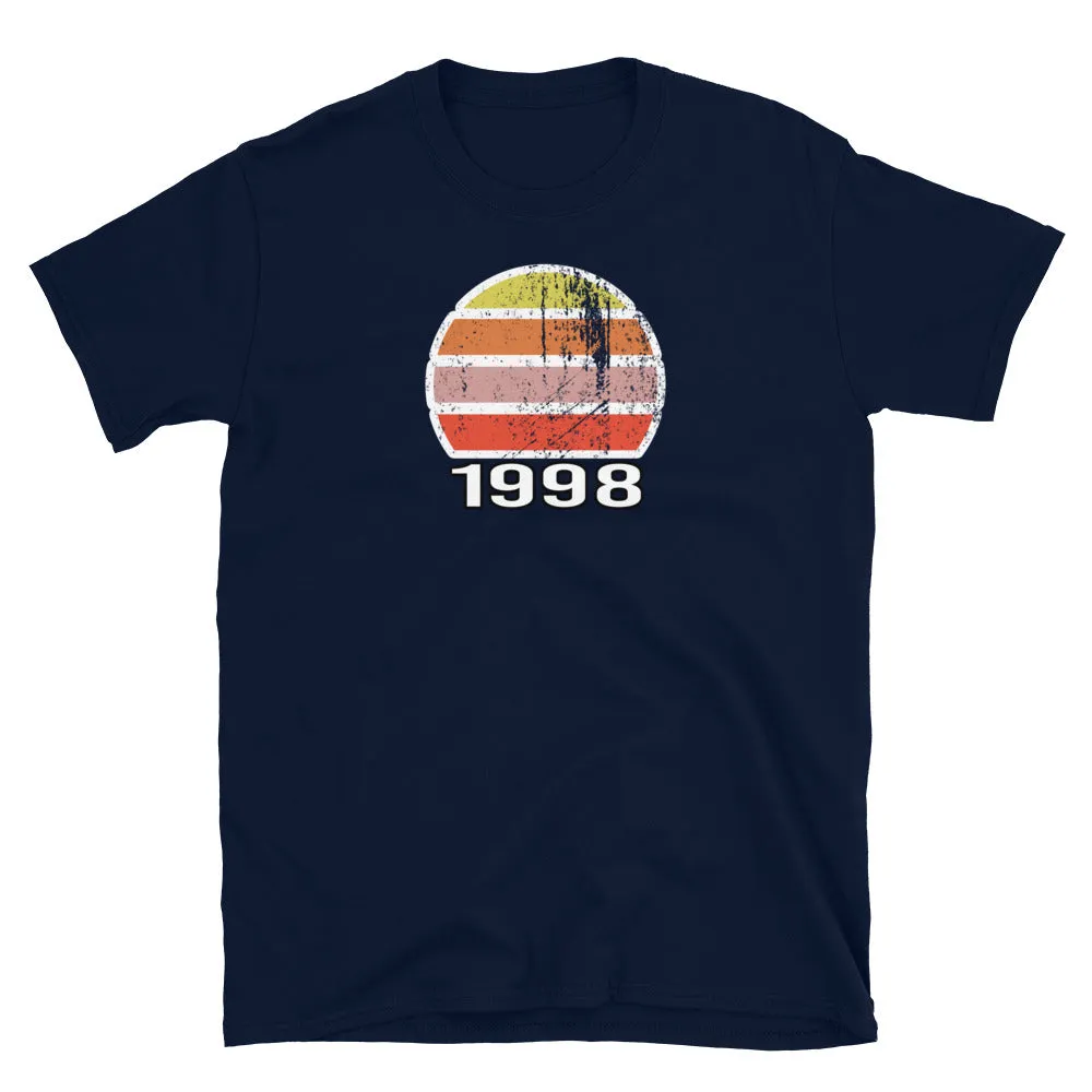 1998 Birthday Year Vintage Style Short-Sleeve Unisex T-Shirt