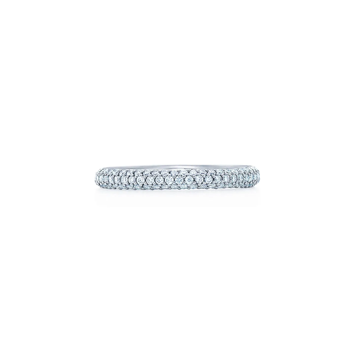 3-Row Ring with Pavé Diamonds