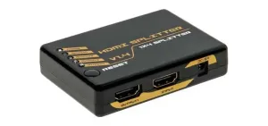 4 Way HDMI Splitter V1.4A 10.2Gbps Bandwidth