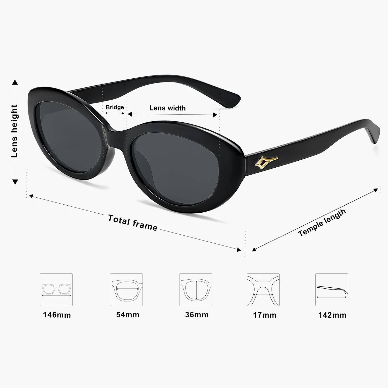 6 Colors - Exclusive Logo Design Sunglasses