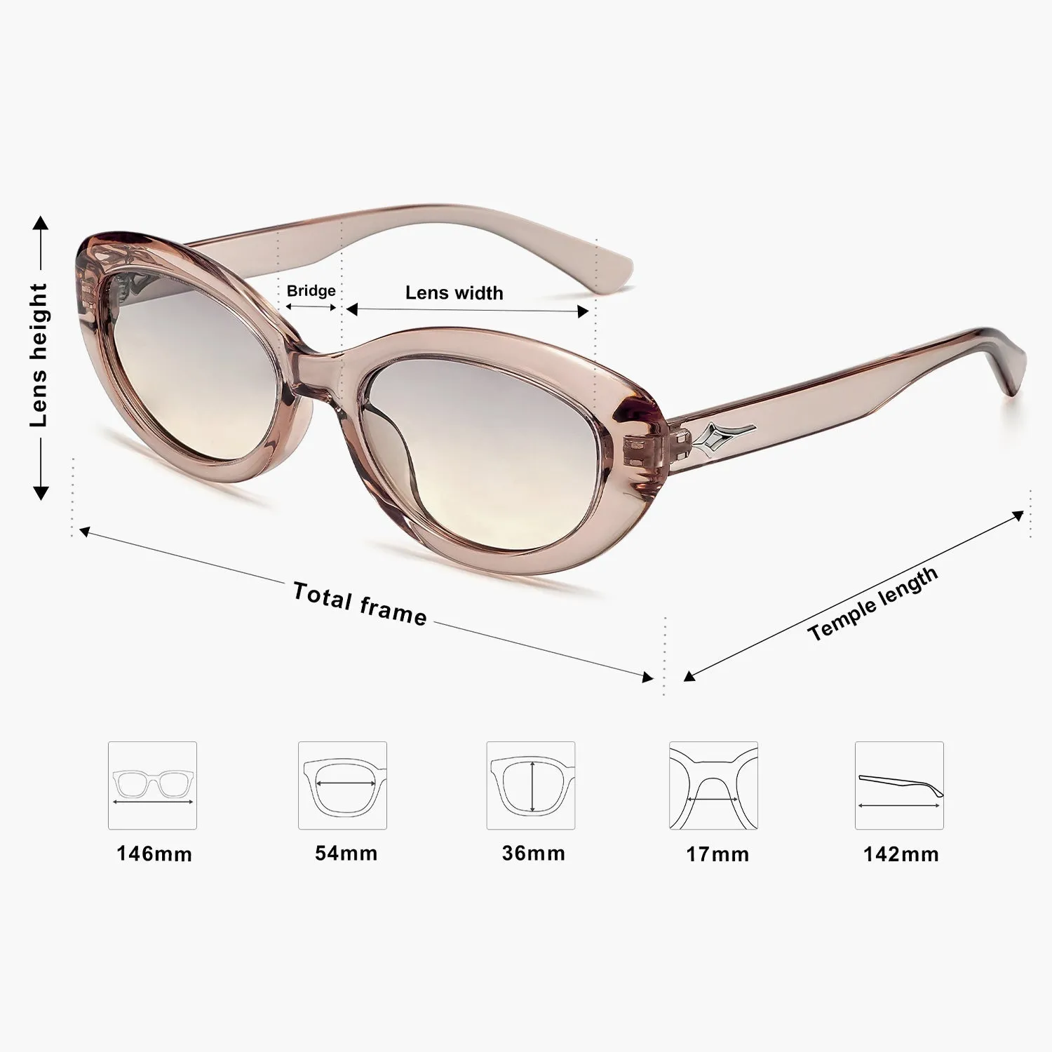 6 Colors - Exclusive Logo Design Sunglasses