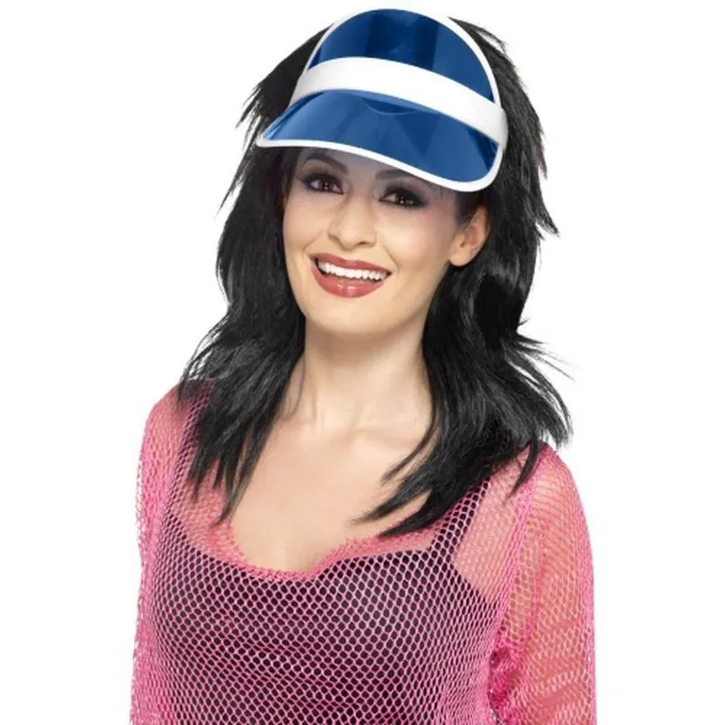 80s Sun Visor - Blue