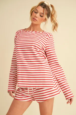 8464FN Cali Top: Red / Contemporary / S