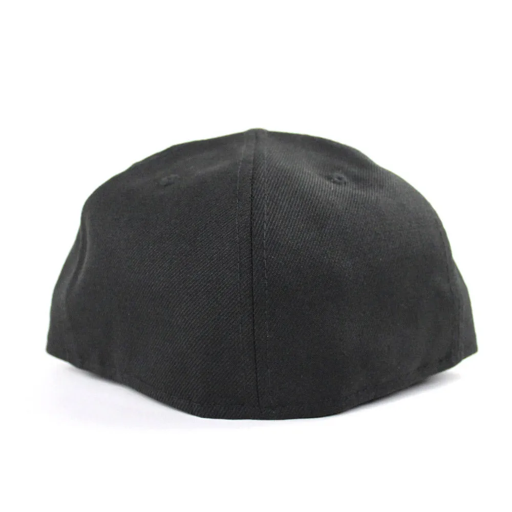 Ace of Spades New Era 59Fifty Fitted Hat (Ver 2 Glow in the Dark Black Gray Under Brim)