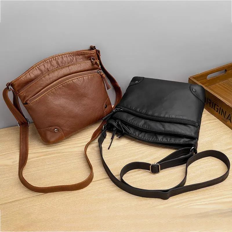 Adele | Sophisticated Leather Crossbody Bag