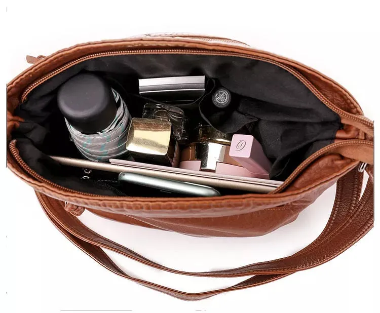 Adele | Sophisticated Leather Crossbody Bag