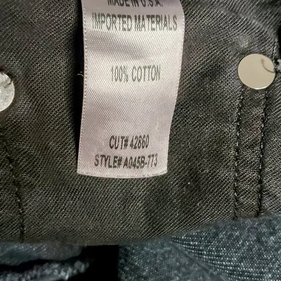 AGOLDE Jamie High Rise Black Grommet Detailling Size 26 Revolve UO Relax…