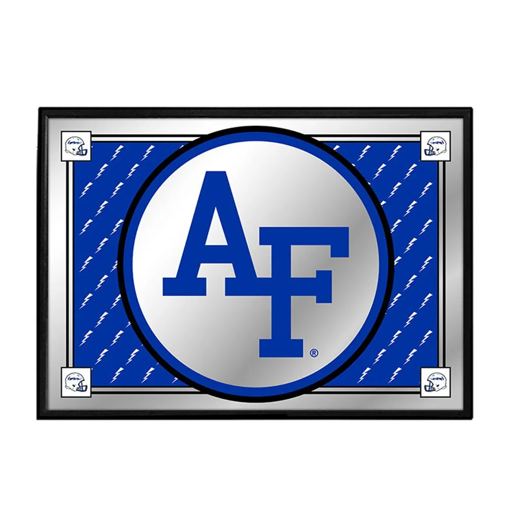 Air Force Falcons: Team Spirit - Framed Mirrored Wall Sign