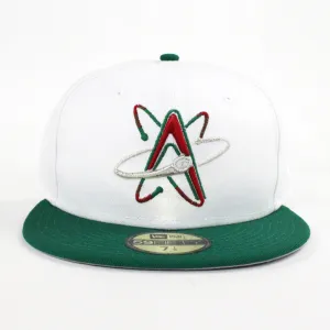 Albuquerque Isotopes New Era 59Fifty Hat (Air Jordan RETRO 4 SALS WHITE Gucci Gray Under Brim)