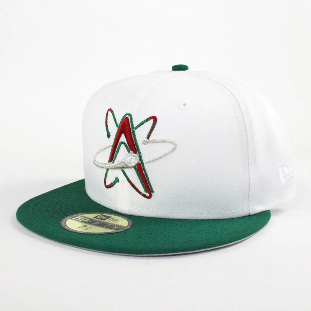 Albuquerque Isotopes New Era 59Fifty Hat (Air Jordan RETRO 4 SALS WHITE Gucci Gray Under Brim)