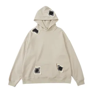 American Retro Splicing Hoodie