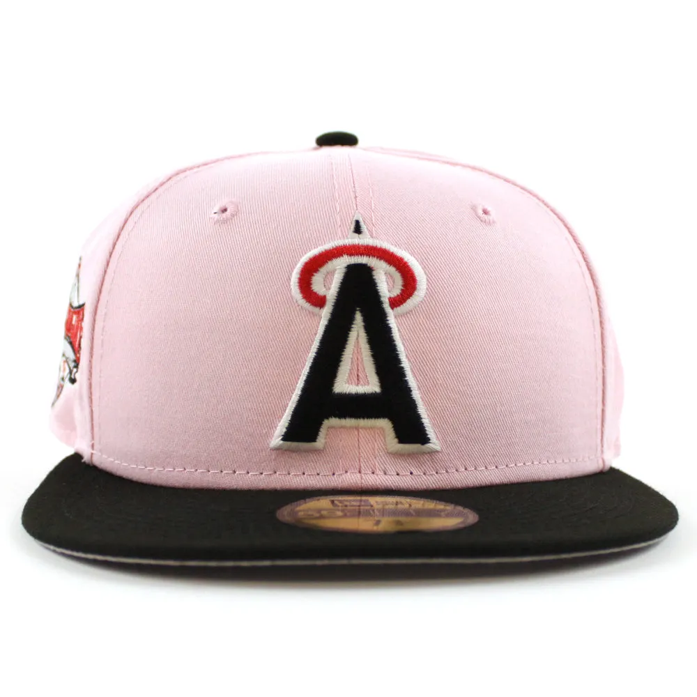 Anaheim Angels 1989 All-Star Game New Era 59Fifty Fitted Hat (GITD Pink Black Visor Grey Under Brim)