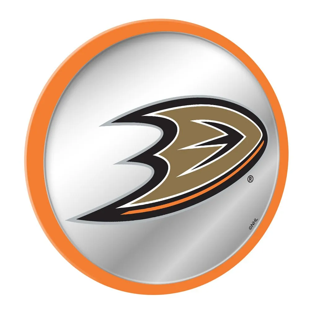 Anaheim Ducks: Modern Disc Mirrored Wall Sign