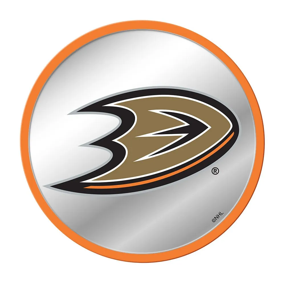 Anaheim Ducks: Modern Disc Mirrored Wall Sign