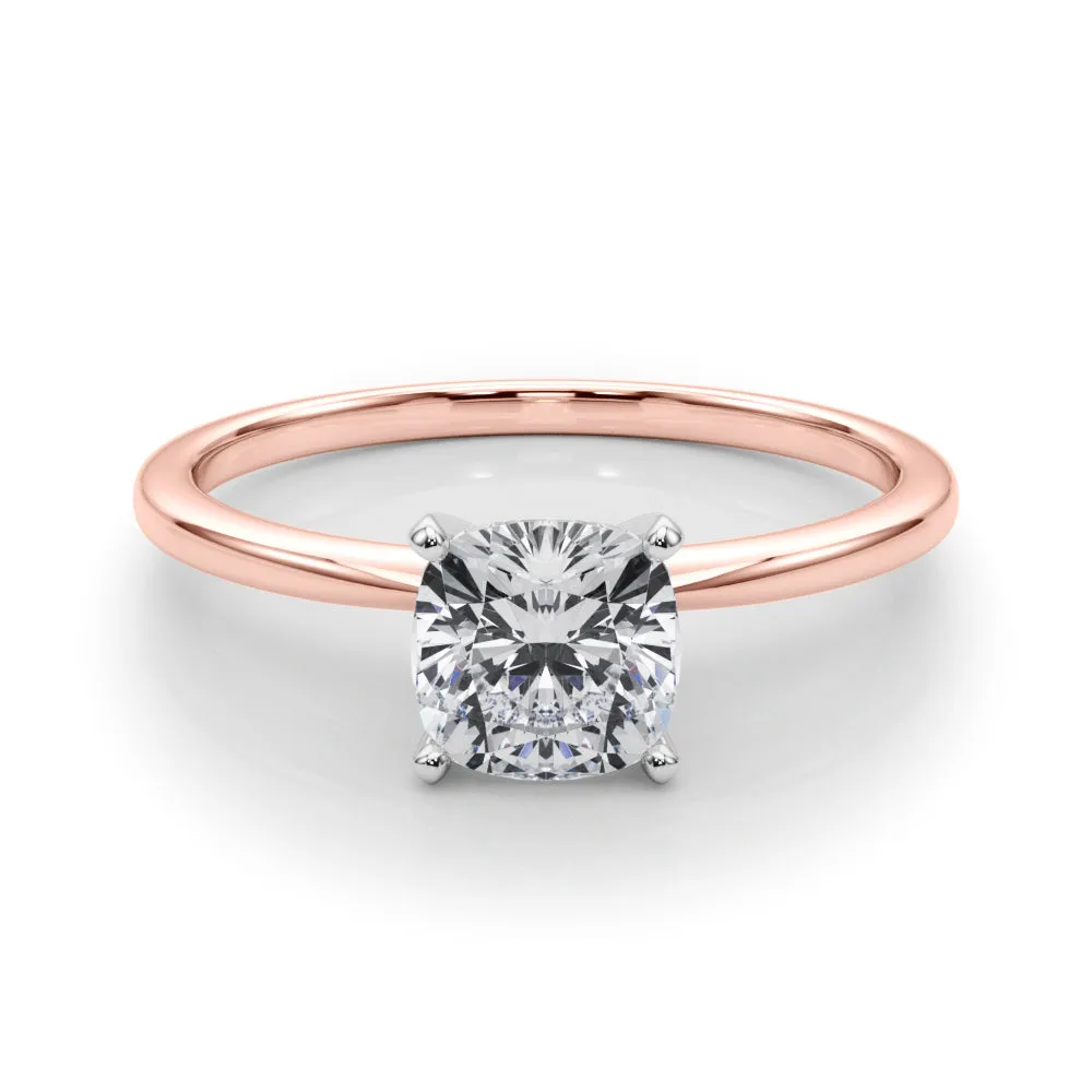 Angelica Cushion Lab Grown Diamond Solitaire Engagement Ring IGI Certified