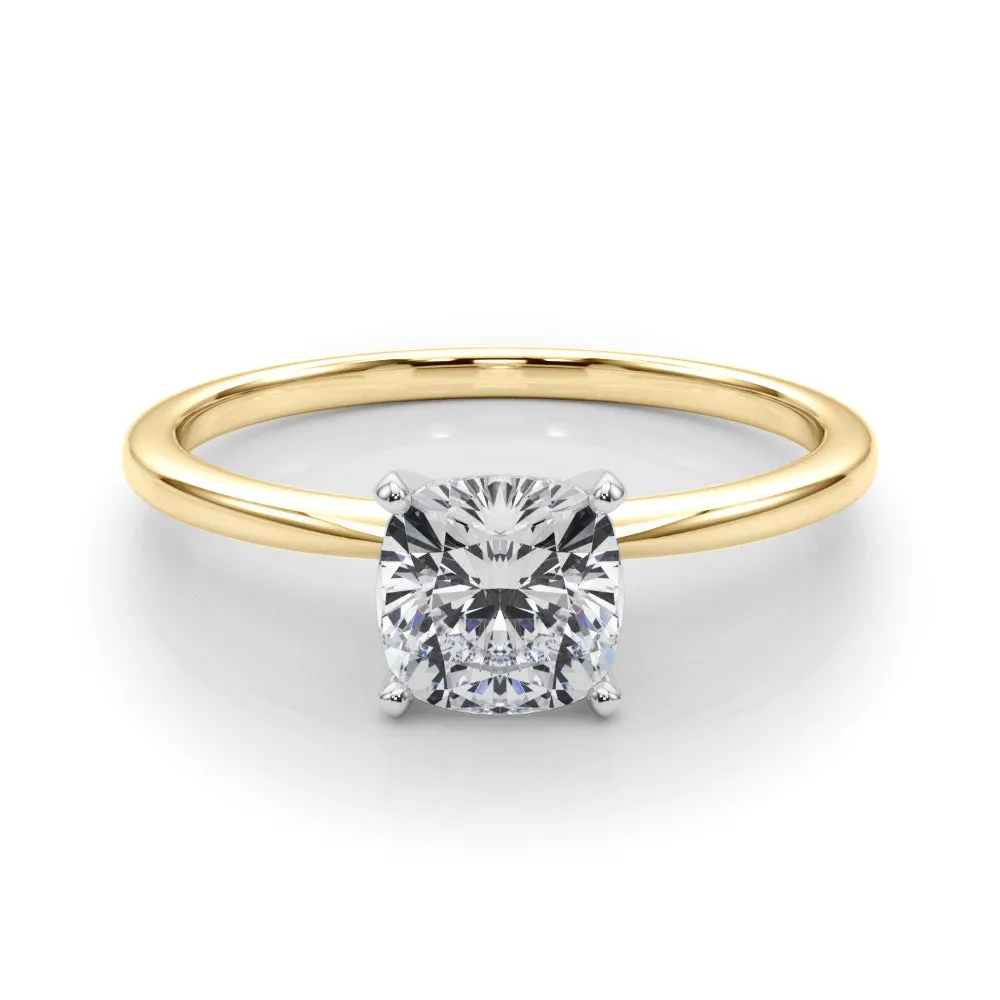Angelica Cushion Lab Grown Diamond Solitaire Engagement Ring IGI Certified