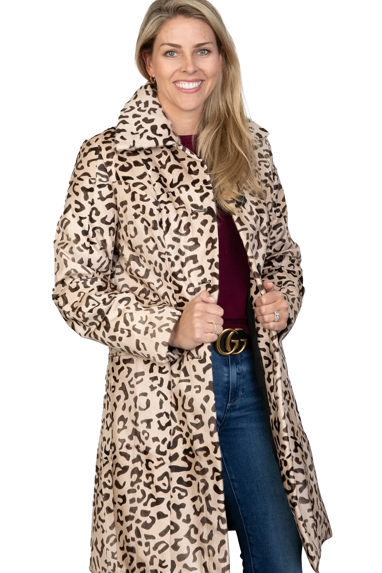 Animal Print Goat Skin Stroller