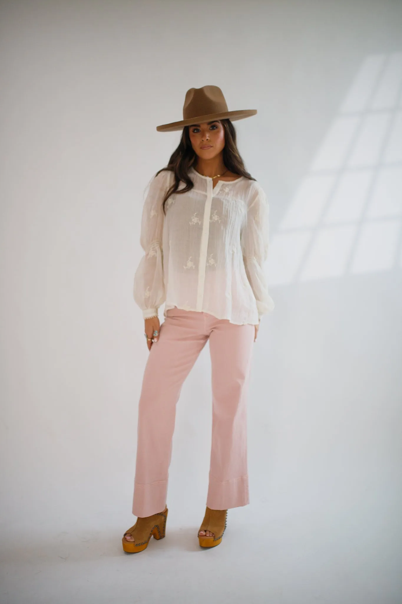 Anna Lisa Button Down Cream