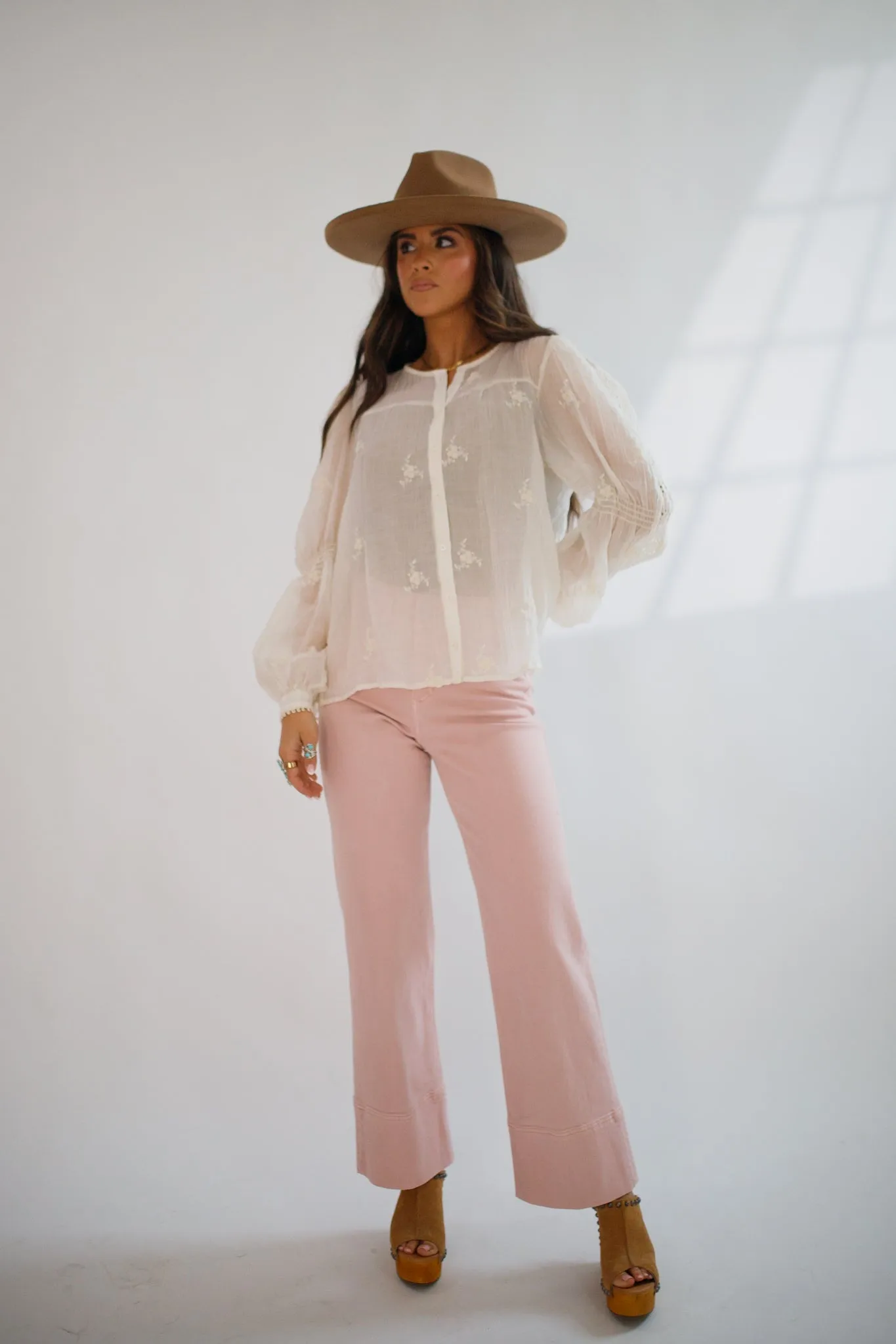 Anna Lisa Button Down Cream