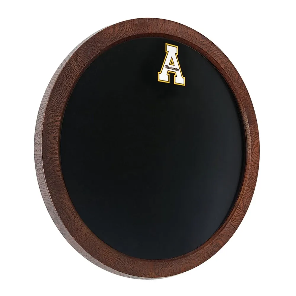 Appalachian State Mountaineers: Chalkboard "Faux" Barrel Top Sign
