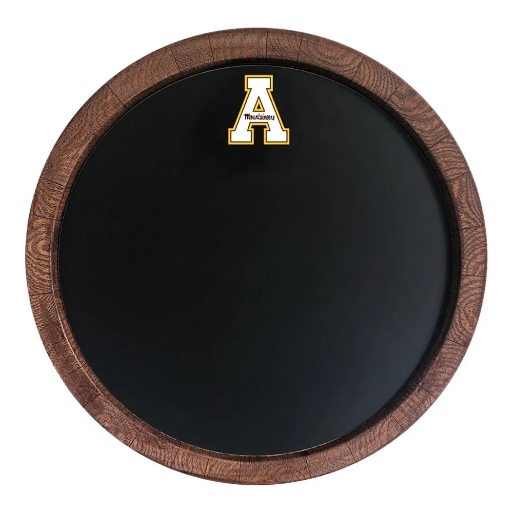 Appalachian State Mountaineers: Chalkboard "Faux" Barrel Top Sign