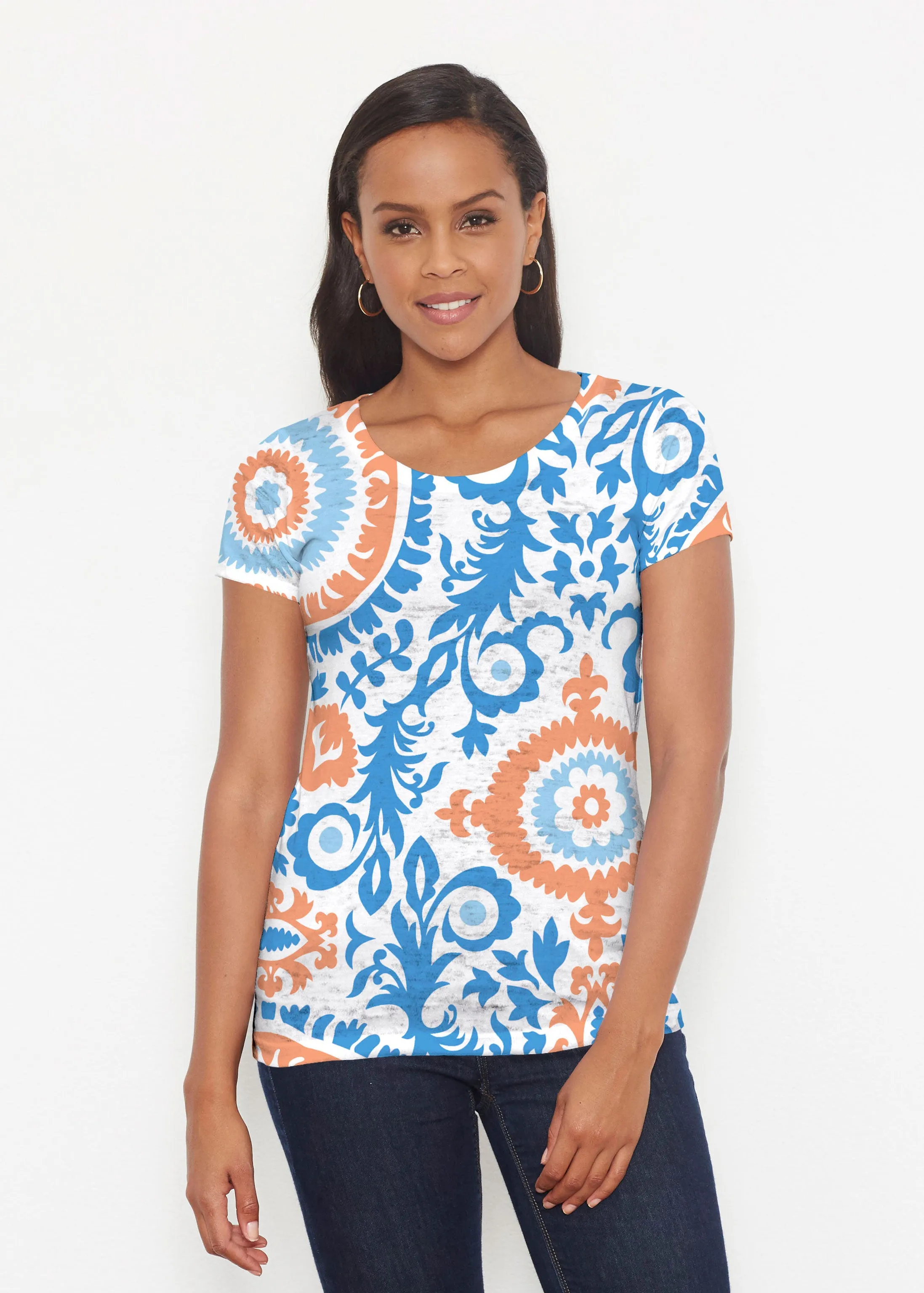 Archery Navy (14208) ~ Signature Short Sleeve Scoop Shirt
