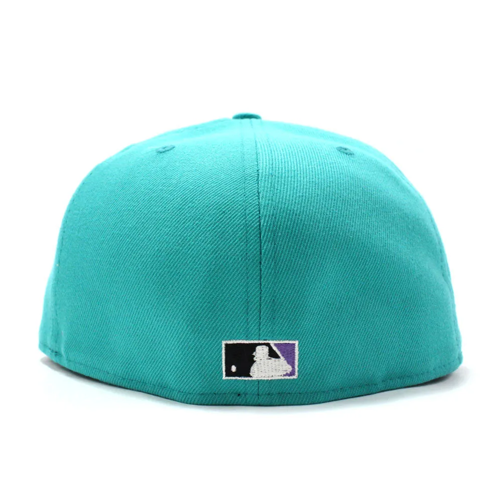 Arizona Diamondbacks 2001 World Series New Era 59Fifty Fitted Hat (Teal Gray Under Brim)