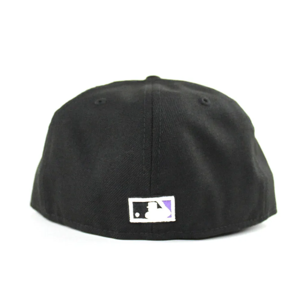 Arizona Diamondbacks New Era 59Fifty Fitted Hat (Black Retro 2001 Gray Under Brim)