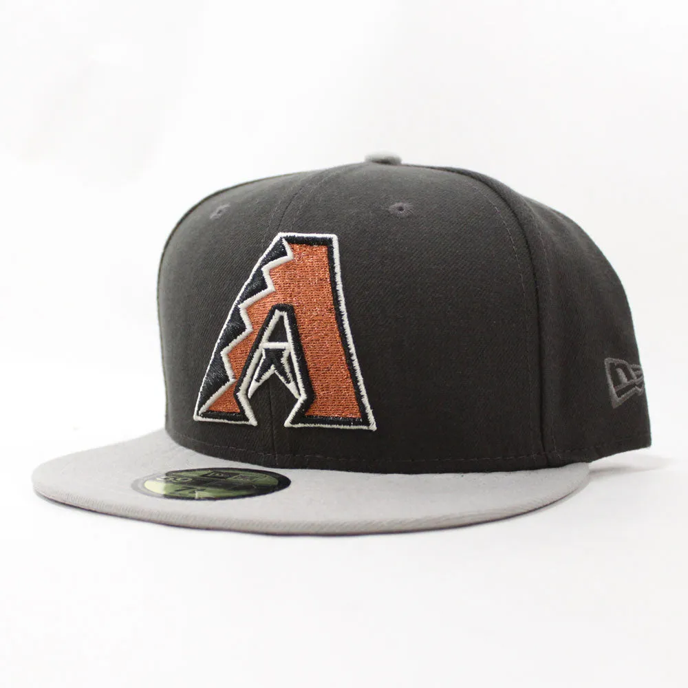 Arizona DiamondBacks New Era 59Fifty Fitted hat (Dark Gray Gray Copper)