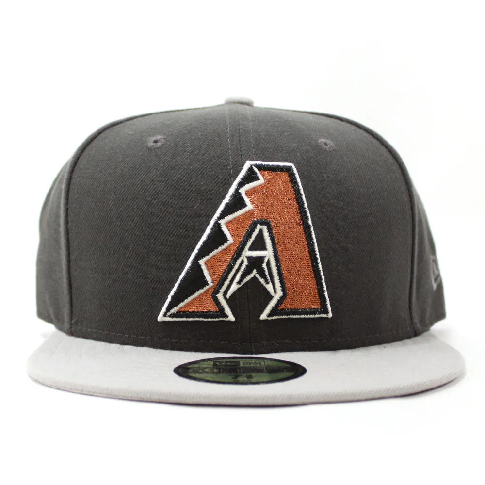 Arizona DiamondBacks New Era 59Fifty Fitted hat (Dark Gray Gray Copper)