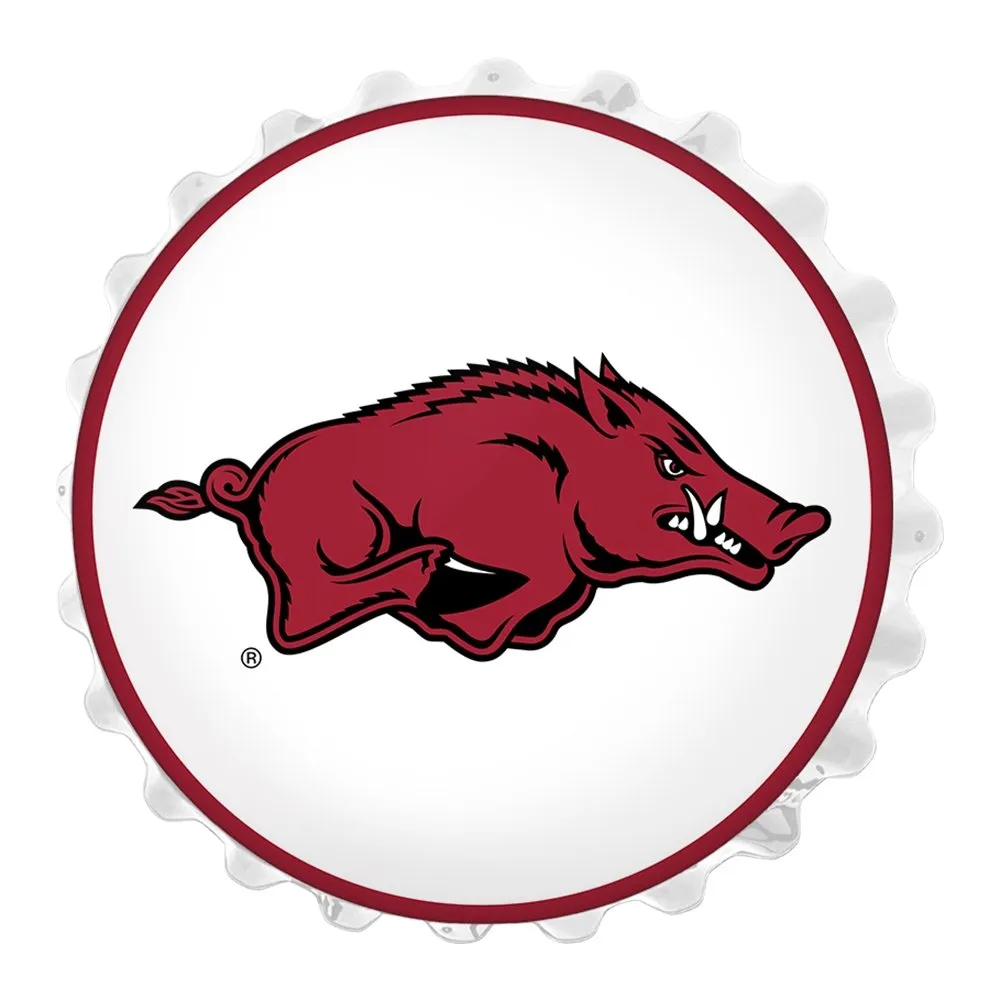 Arkansas Razonbacks: Bottle Cap Wall Light