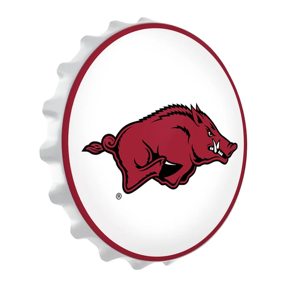 Arkansas Razonbacks: Bottle Cap Wall Light