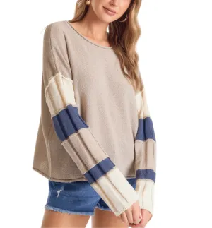 Ashlee Colorblock Sleeve Top