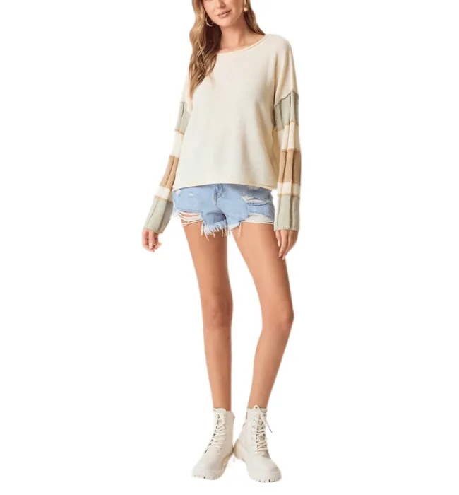 Ashlee Colorblock Sleeve Top
