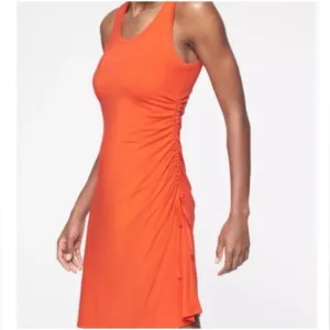 Athleta side gather dress
