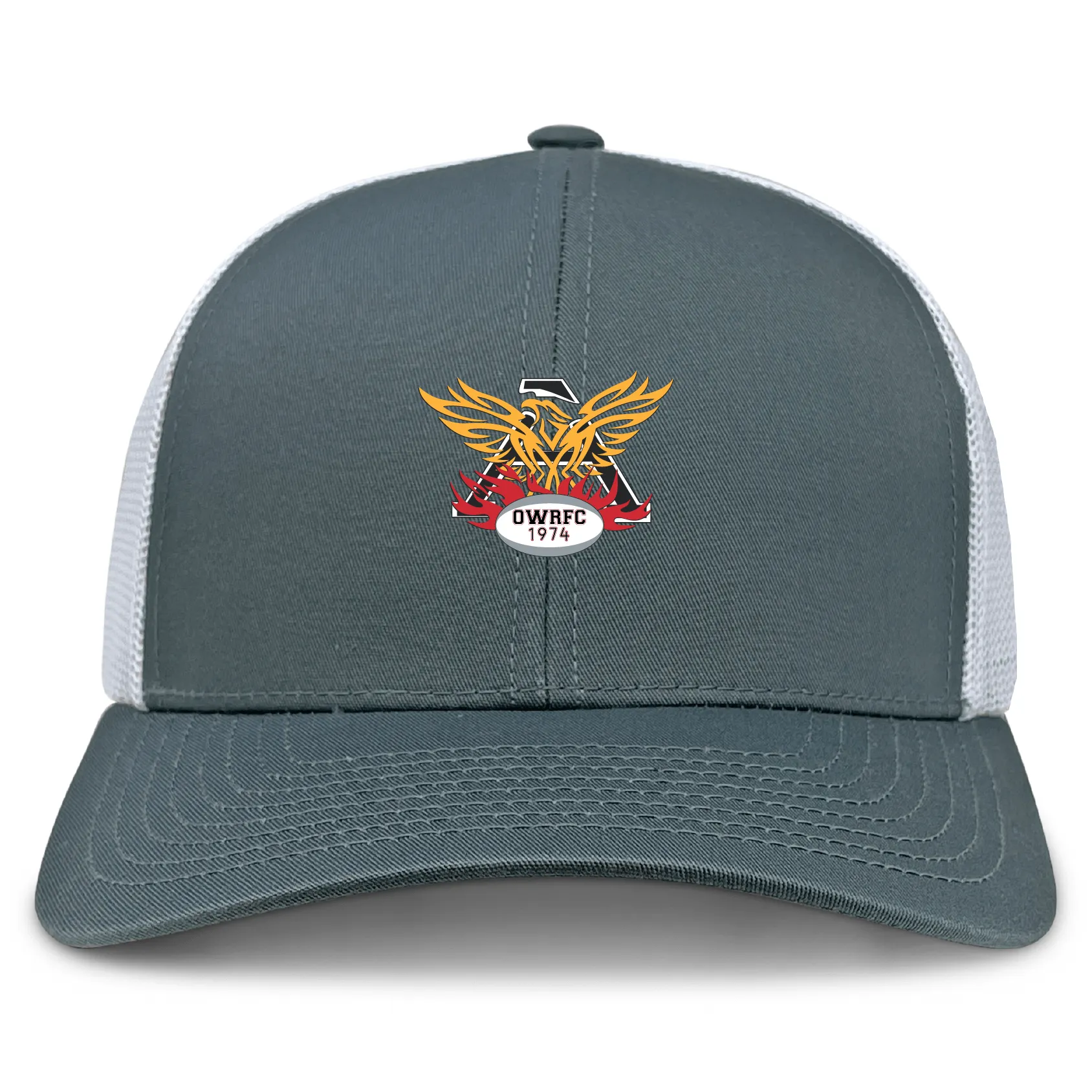 Atlanta Old White Rugby Retro Trucker Cap