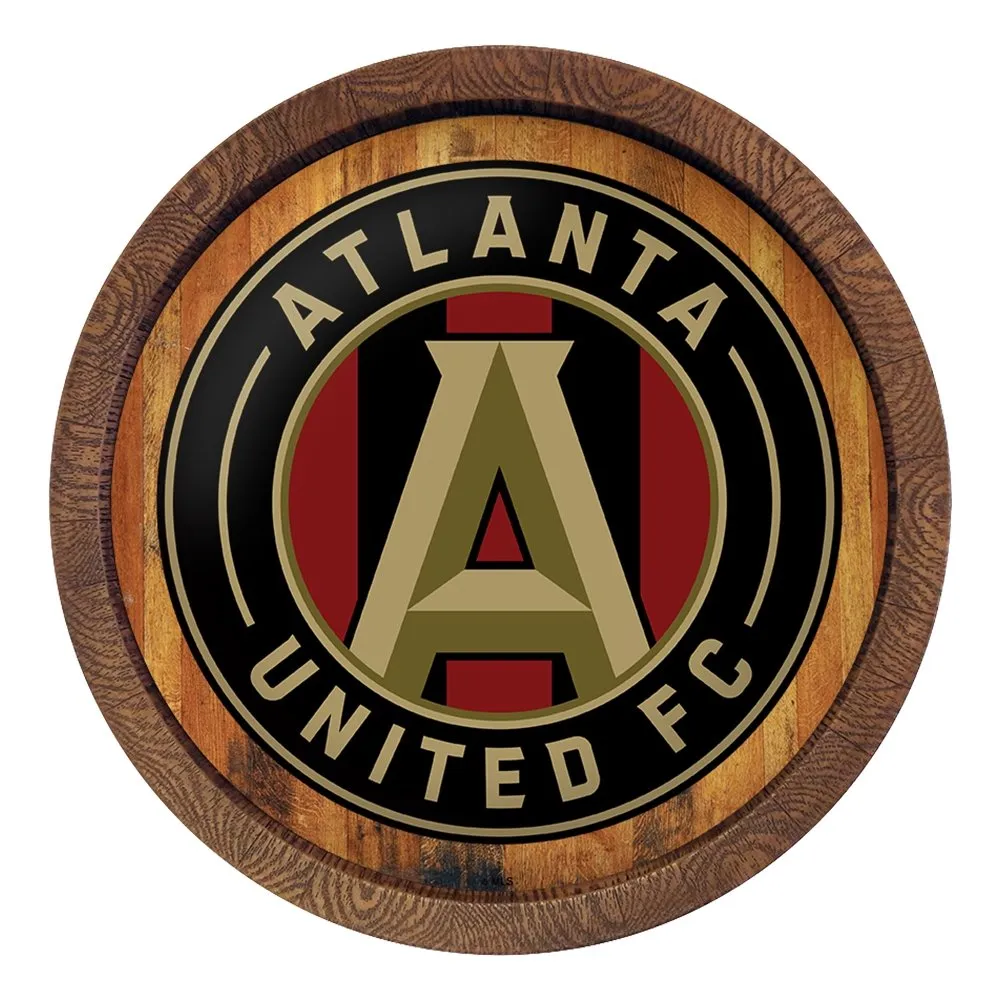 Atlanta United: "Faux" Barrel Top Sign