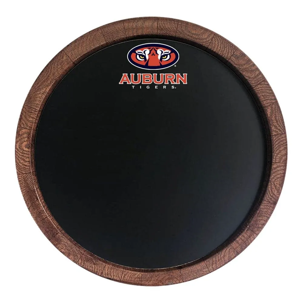 Auburn Tigers: War Eagle - Chalkboard "Faux" Barrel Top Sign
