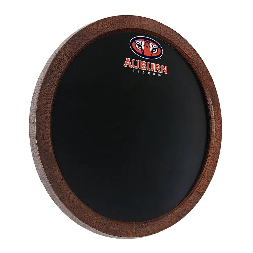 Auburn Tigers: War Eagle - Chalkboard "Faux" Barrel Top Sign