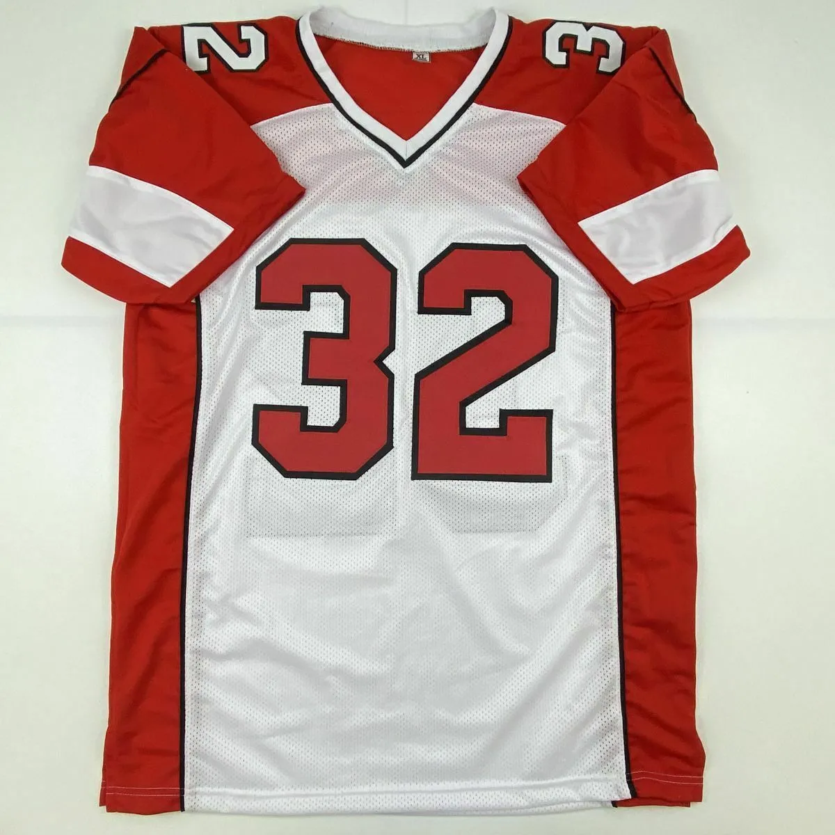 Autographed/Signed BUDDA BAKER Arizona White Football Jersey Beckett BAS COA