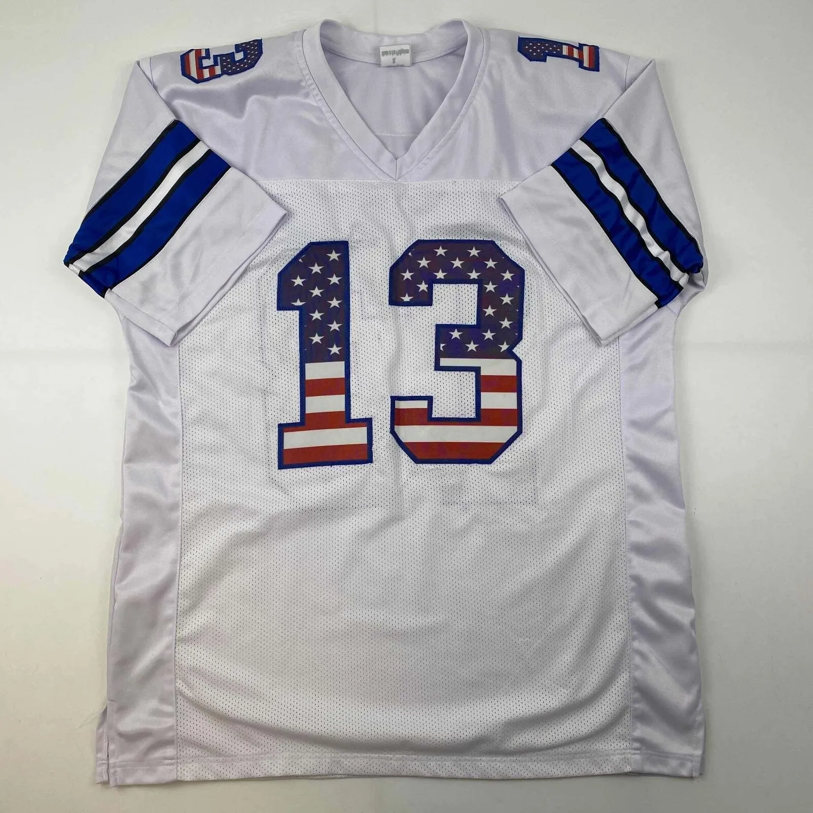Autographed/Signed Michael Gallup Dallas America's Team White Jersey Tristar COA