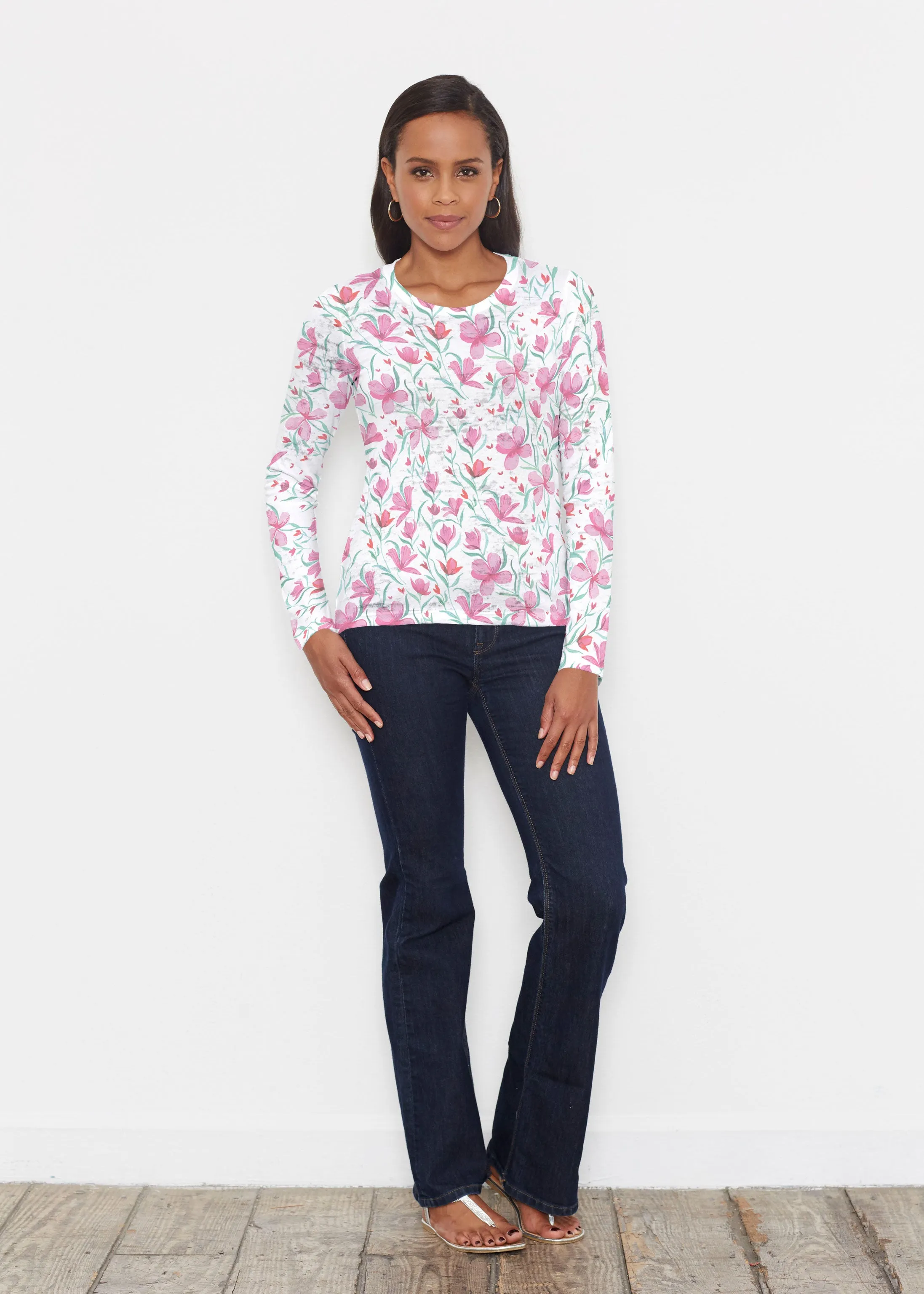 Azalea (8109) ~ Signature Long Sleeve Crew Shirt