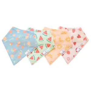 Baby Bandana Bib Set - Clementine