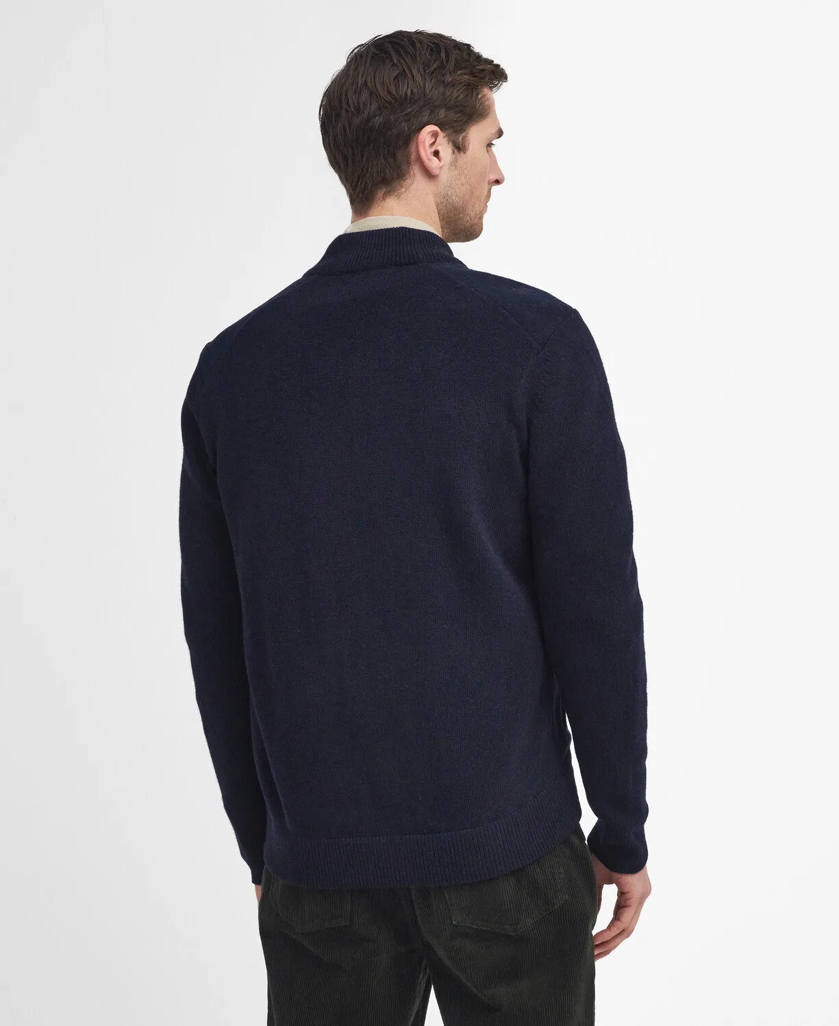 Barbour Mens Balwen zip cardigan - Navy